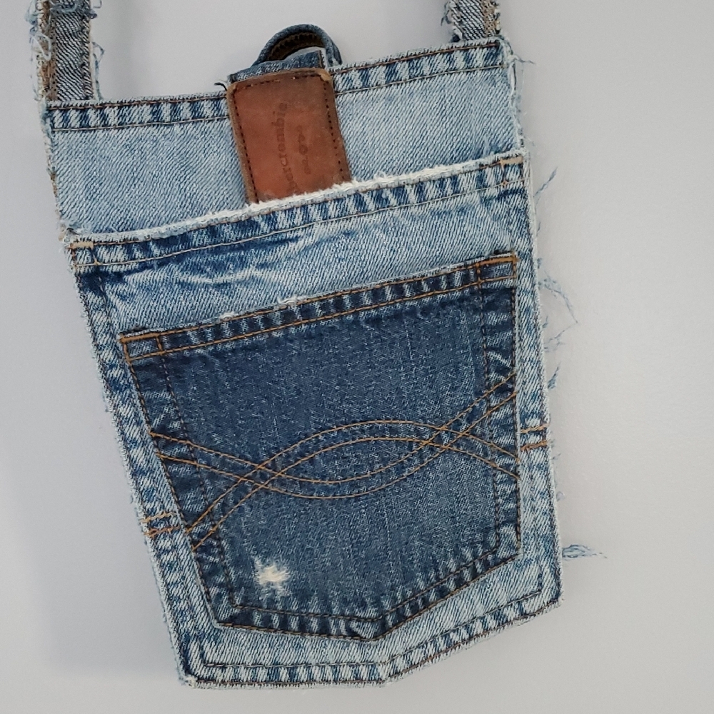 Abercrombie & Fitch Blue Denim Bag